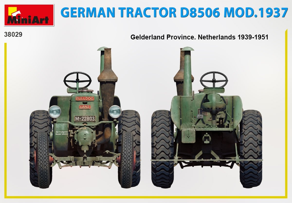 MiniArt 38029 GERMAN TRACTOR D8506 MOD. 1937 1/35 – imagen 5