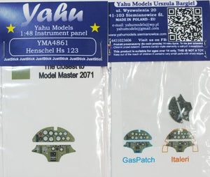 Yahu YMA4861 Hs 123 GasPatch / Italeri 1/48