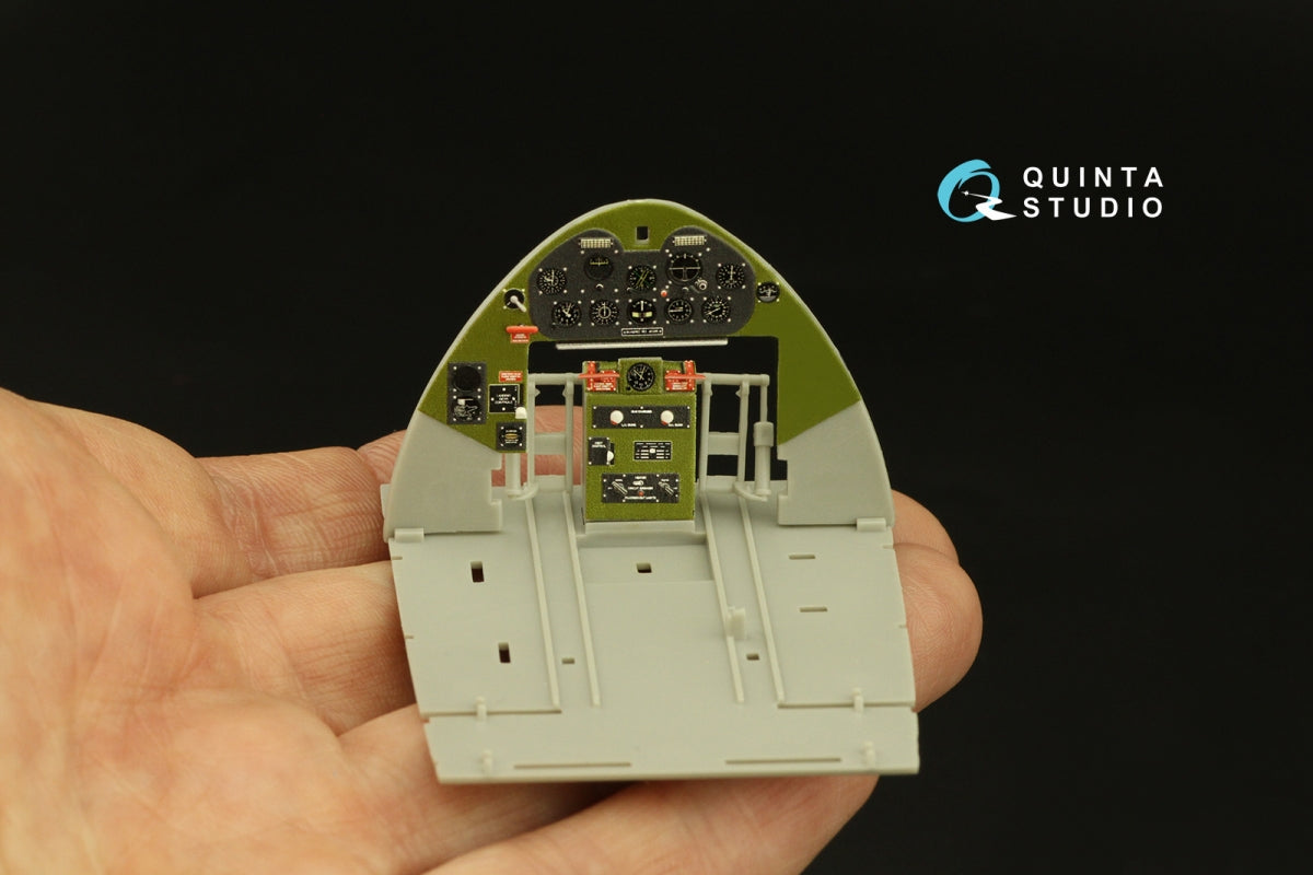 Quinta Studio QD32133 F6F-3 Hellcat 3D-Printed &amp;amp; coloured Interior on decal paper (Trumpeter) 1/32 – Bild 3