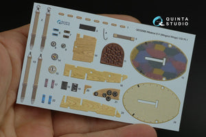 Intérieur imprimé en 3D et coloré sur papier décalcomanie (Wingnut Wings) Quinta Studio QD32085 Albatros DV 1/32  – image 11