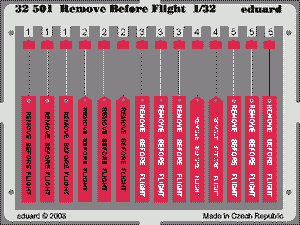 Eduard 32501 Remove Before Flight 1/32