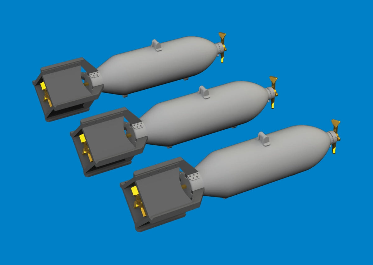 Eduard 6481083 P-40 100lb M30 US bombs PRINT EDUARD 1/48 – imagen 3