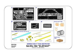 Aber 35K14 Sd,Kfz. 184 ELEFANT 1/35 – zdjęcie 11