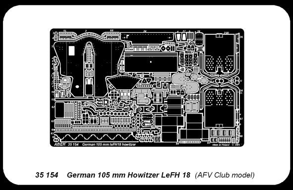 Obusier allemand Aber 35154 LeFH 18, 105 mm (AFV) (1/35) – image 4