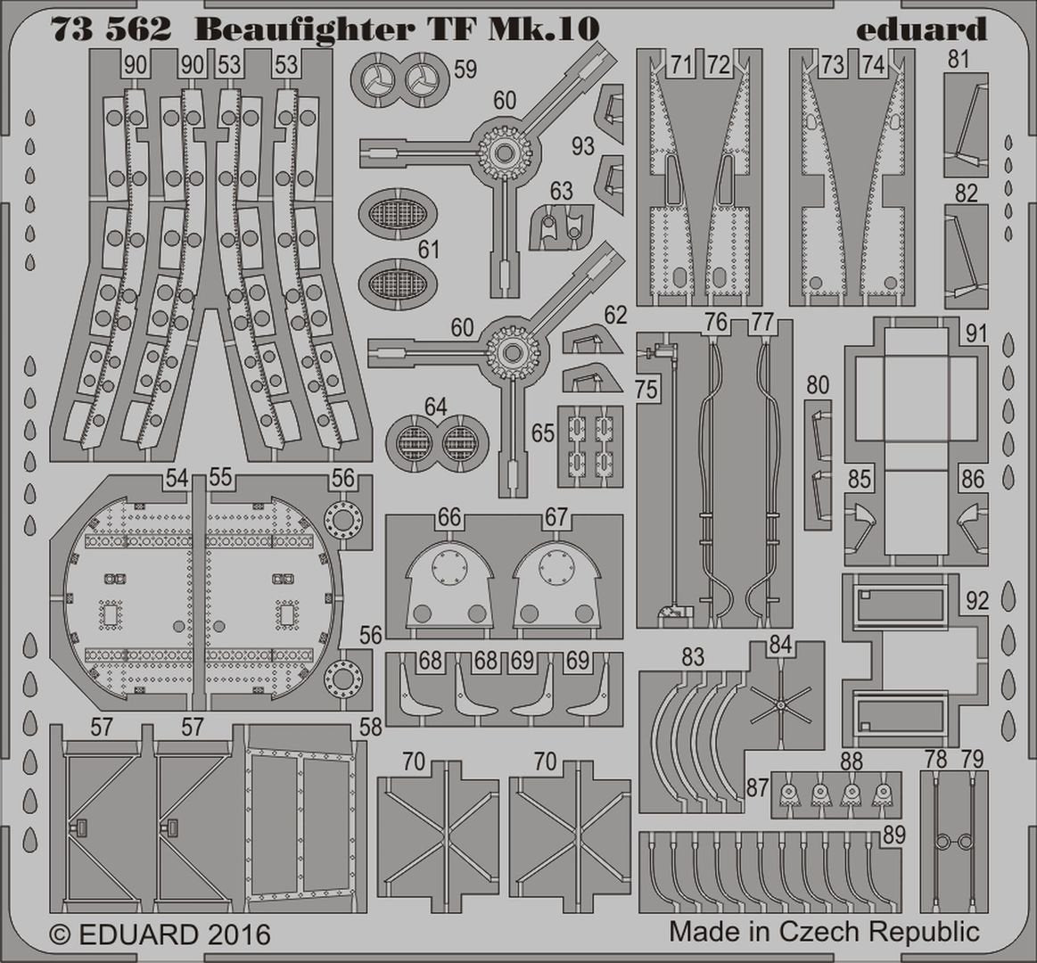 Eduard BIG72116 BEAUFIGHTER TF Mk.10 1/72 AIRFIX – Bild 3
