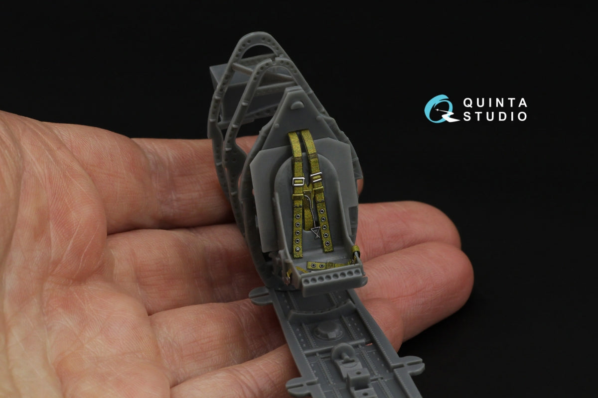 Quinta Studio QR+32046 British Fighter Seatbelts, mid WWII (with metal buckles) (All kits) 1/32 – zdjęcie 6