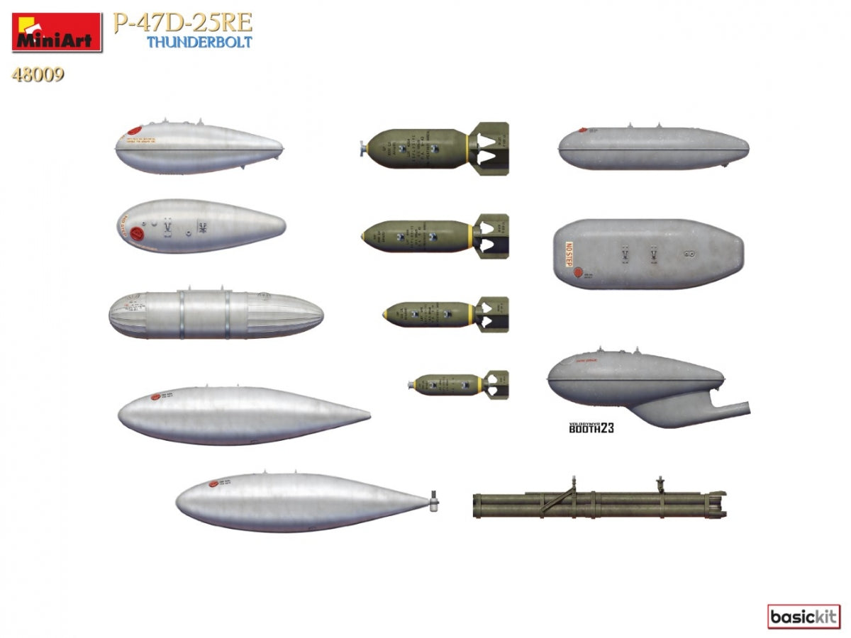 MiniArt 48009 P-47D-25RE THUNDERBOLT. KIT DE BASE 1/48  – image 6