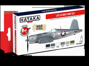 Hataka HTK-AS05.2 Late US Navy paint set 6x17ml – imagen 2