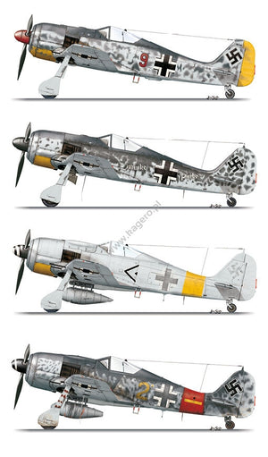Kagero 15035 Fw 190s over Europe Part I (kalkomania/decals) EN/PL – imagen 7