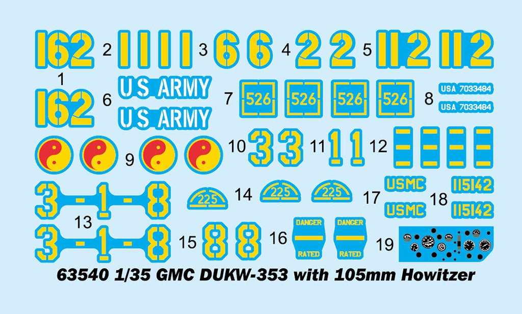 I Love Kit 63540 GMC DUKW-353 with 105mm Howitzer 1/35 – imagen 3
