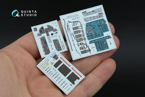 Intérieur imprimé en 3D et coloré sur papier décalcomanie (Hasegawa) Quinta Studio QD48598 F-15A/F-15C Early/F-15J Early (Hasegawa) 1/48 – image 11