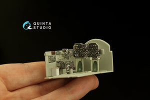 Quinta Studio QD32148 P-47D Thunderbolt Bubbletop Early 3D-Printed &amp;amp; coloured Interior on decal paper (Trumpeter) 1/32 – imagen 8