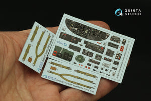 Quinta Studio QD32204 B-25J Mitchell Gun nose 3D-Printed &amp;amp; coloured Interior on decal paper (HK models) 1/32 – imagen 5