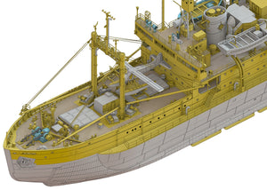 Hasegawa HP001 Antarctic research ship Soya Second Antarctic expedition 1/250 – zdjęcie 9