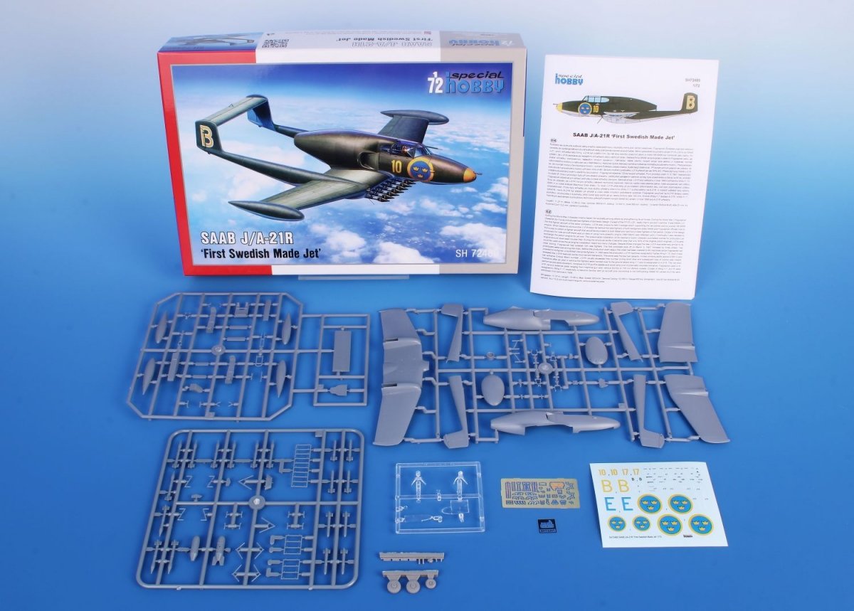 Special Hobby 72480 SAAB J/A-21R « Premier jet de fabrication suédoise » 1/72 – image 5