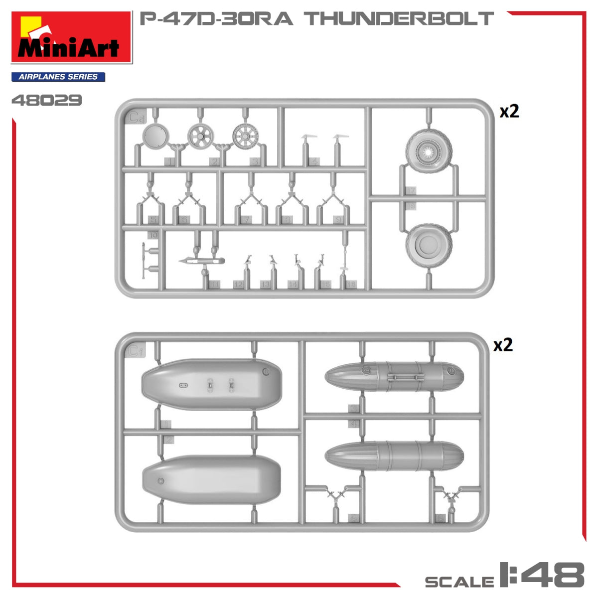 MiniArt 48029 P-47D-30RA THUNDERBOLT - Advanced Kit 1/48 – imagen 7
