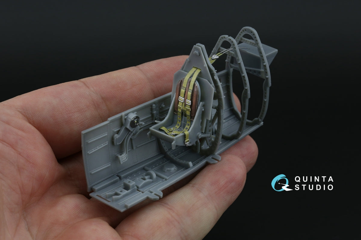 Quinta Studio QD32244 Spitfire Mk.V 3D-Printed &amp;amp; coloured Interior on decal paper (Kotare) 1/32 – zdjęcie 11