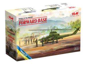 ICM 48303 FORWARD BASE, Cobra AH-1G + Bronco OV-10A 1/48 – zdjęcie 2