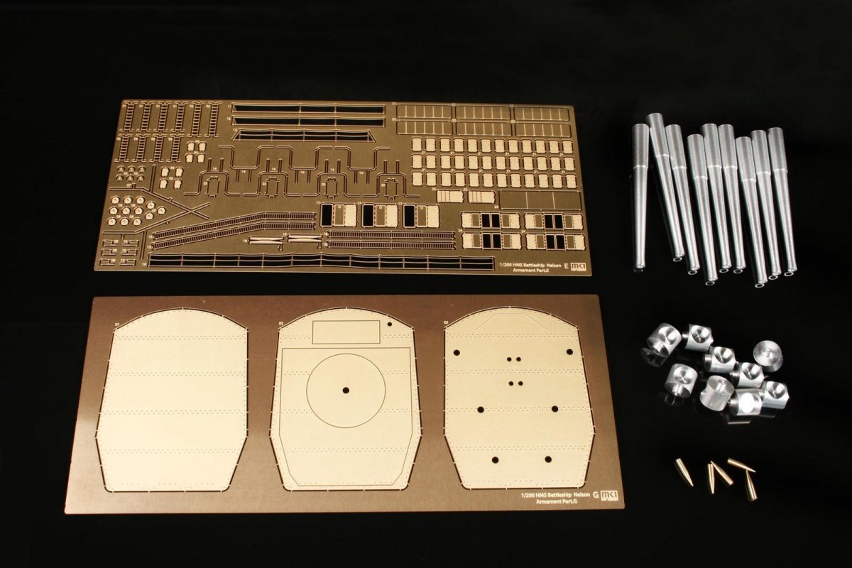 MK1 Design MD-20010 HMS Nelson DX Pack 1/200 – imagen 12