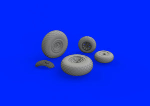 Eduard 672210 Liberator Mk. VI wheels 1/72 EDUARD, HASEGAWA – imagen 2