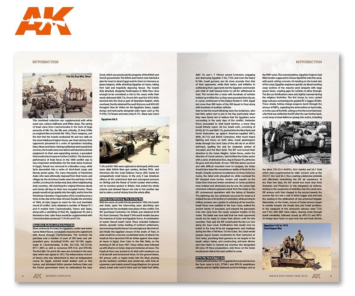 AK Interactive AK284 MIDDLE EAST WARS 1948-1973 VOL.1 PROFILE GUIDE (English) – imagen 3