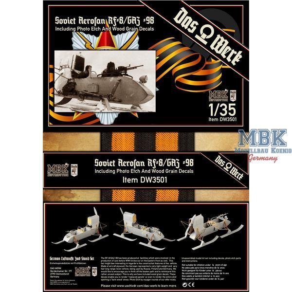 Das Werk DW3501 Soviet Aerosan RF-8/ GAZ-98 1/35 – imagen 2