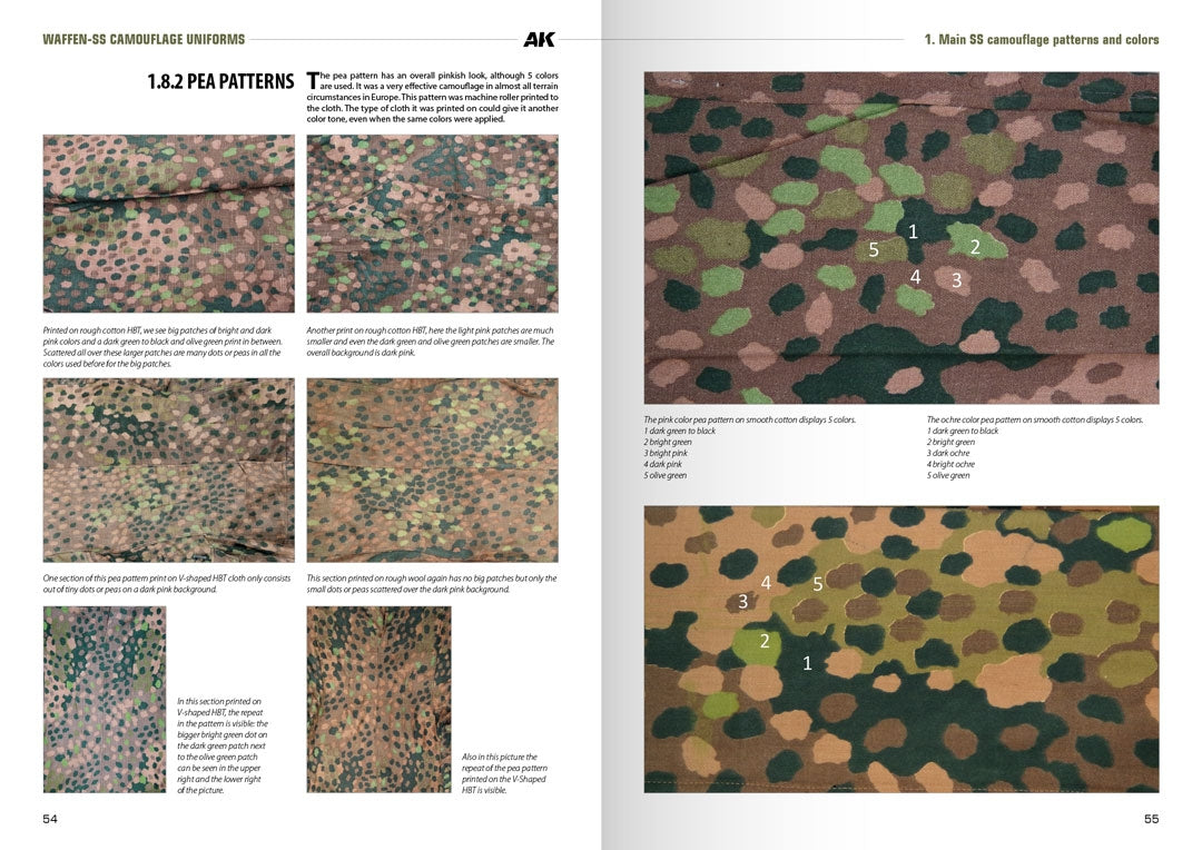 AK Interactive AK130008 WAFFEN-SS CAMOUFLAGE UNIFORMS BY WERNER PALINCKX ( English ) – imagen 5