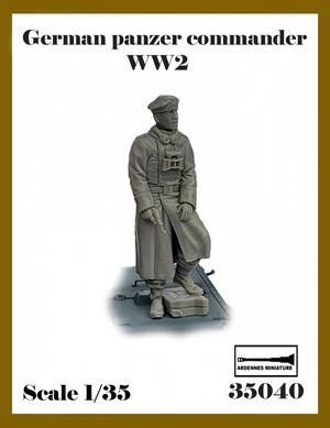 Ardennes Miniature 35040 GERMAN PANZER COMMANDER WW2 1/35