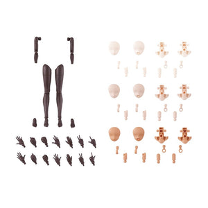 Bandai 67175 30MS OPTION BODY PARTS TYPE - ARM PARTS &amp;amp; LEG PARTS [BROWN] – immagine 2