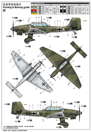 Trumpeter 02421 Junkers Ju-87B-2 Stuka 1/24 – imagen 2