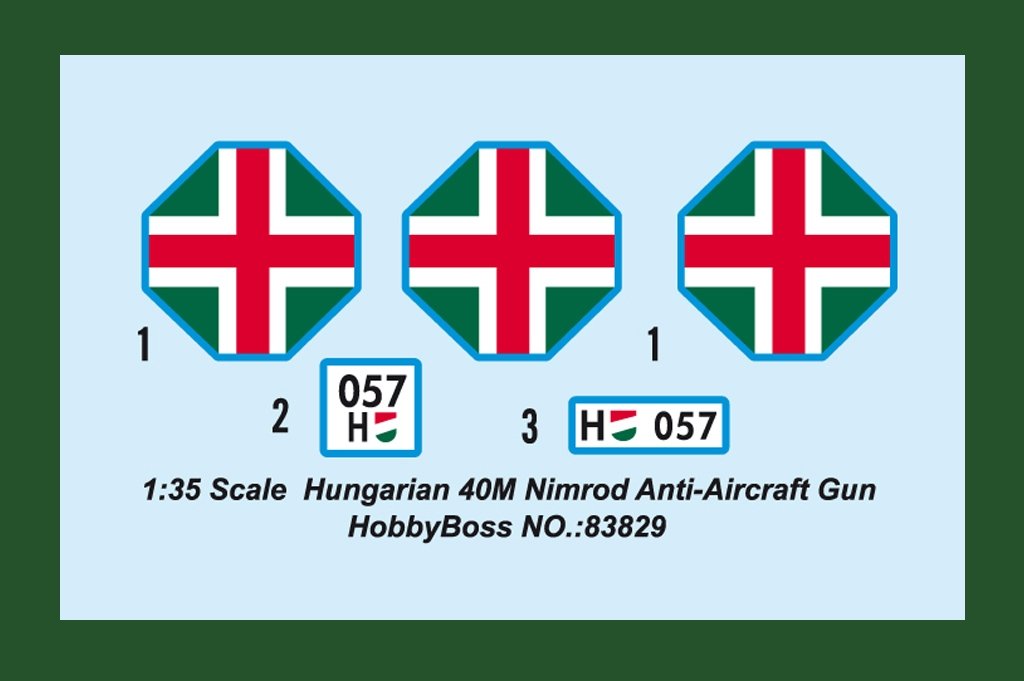 Hobby Boss 83829 Hungarian 40M Nimrod Anti-Aircraft Gun 1/35 – imagen 4