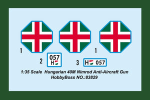 Hobby Boss 83829 Hungarian 40M Nimrod Anti-Aircraft Gun 1/35 – imagen 4