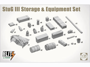 Takom 8018 StuG Sturmgeschutz III Storage Equipment Set 1/35 – imagen 2