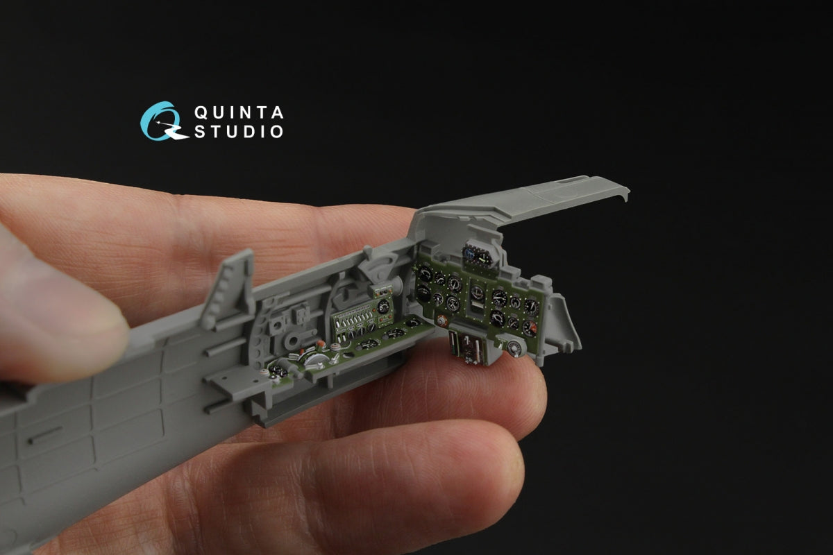 Quinta Studio QD35084 A6M2 Zero (Nakajima Prod.) 3D-Printed &amp;amp; coloured Interior on decal paper (Border Model) 1/35 – zdjęcie 5