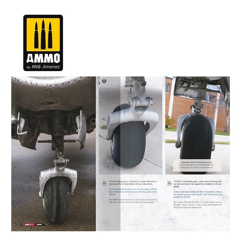 Munitions de Mig Jimenez 6084 MIG-17F / LIM-5 / SHENYANG J-5 - Guide visuel pour modélistes (Multilingue - Anglais, Espagnol, Allemand) – image 6