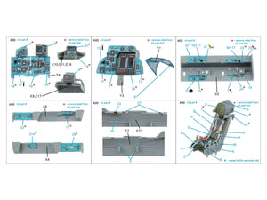 Quinta Studio QD48505 MiG-31BM 3D-Printed &amp;amp; coloured Interior on decal paper (Hobby Boss) 1/48 – imagen 13