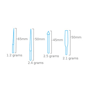 Modelcraft PFL6009-S 4 Pce Diamond Reamer &amp;amp; File Accessory Set – imagen 2