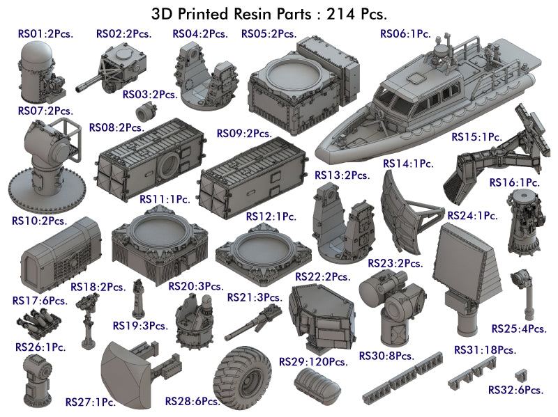 Pontos 37001R1 USS LHD-2 Essex Kit+Detail Up Set 1/350 – imagen 3