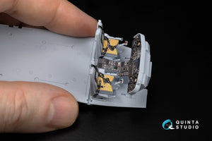 Quinta Studio QD+48454 Lynx AH-7 3D-Printed &amp;amp; colored Interior on decal paper (Airfix) (with 3D-printed resin parts) 1/48 – image 9