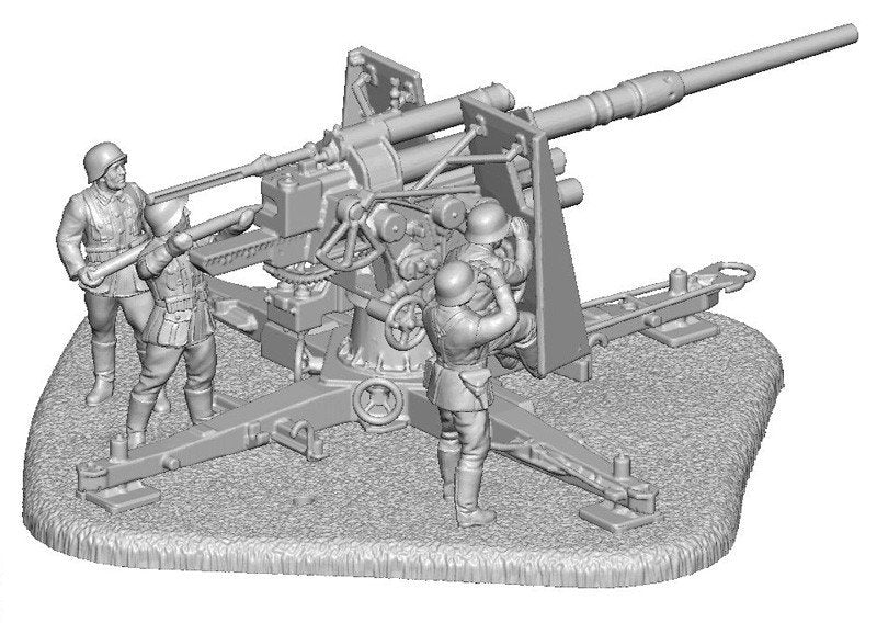 Zvezda 6158 German Heavy Anti-Aicraft Gun FLAK 36/37 (8,8cm) Art of Tactic 1/72 – imagen 3