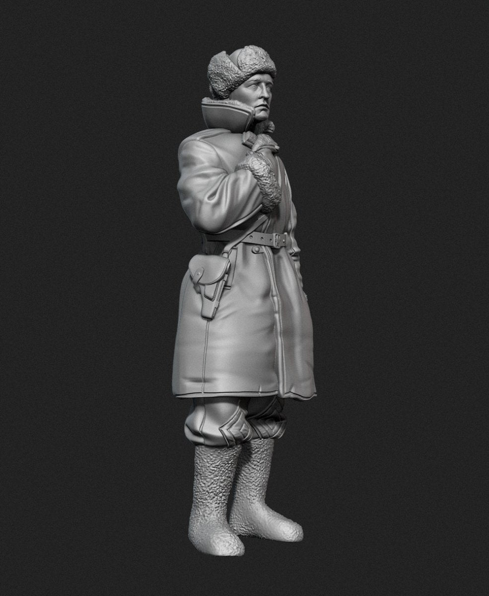 Panzer Art FI35-129 Soviet tank officer in sheepskin coat No.1 1/35 – imagen 4