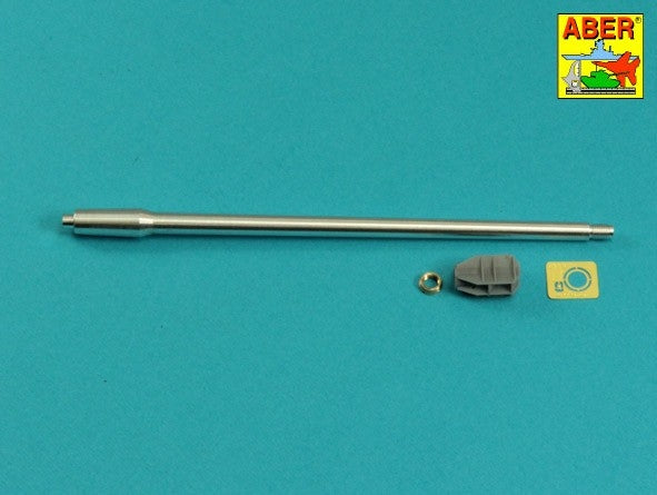 Aber 35L-120 105mm D1504 L/44 barrel with muzzle brake for Israeli Sherman M51 1/35 – image 3