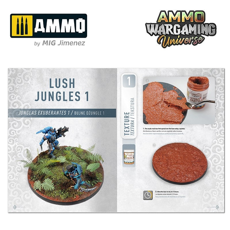 Ammo of Mig 6926 AMMO WARGAMING UNIVERSE Book 07 - Lush Jungles (English, Castellano, Polski) – imagen 3