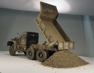 Mirror Model 35804 U.S. Diamond T 972 Dump Truck Hard Top Cab 1/35 – imagen 3