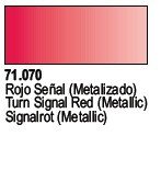 Vallejo 71070 Turn Signal Red Metalic