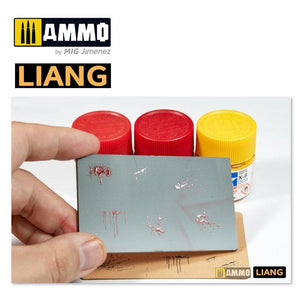 Liang 0005 Splashes Blood Effects Airbrush Stencils – image 7