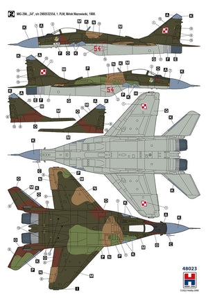 Hobby 2000 48023 MiG-29 Polish Air Force ( ACADEMY + CARTOGRAF + MASK ) 1/48 – immagine 5