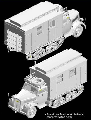 Dragon 6766 Sd.Kfz.3 Maultier Ambulance 1/35 – Bild 7