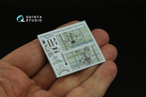 Quinta Studio QD48389 Macchi C.202 Folgore Early 3D-Printed &amp;amp; coloured Interior on decal paper (Hasegawa/Eduard) 1/48 – imagen 5
