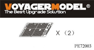 Voyager Model PE72003 WWII German Tiger I Grills &amp;amp; Gun Sight ( Dual Set) (For DRAGON Kit) 1/72